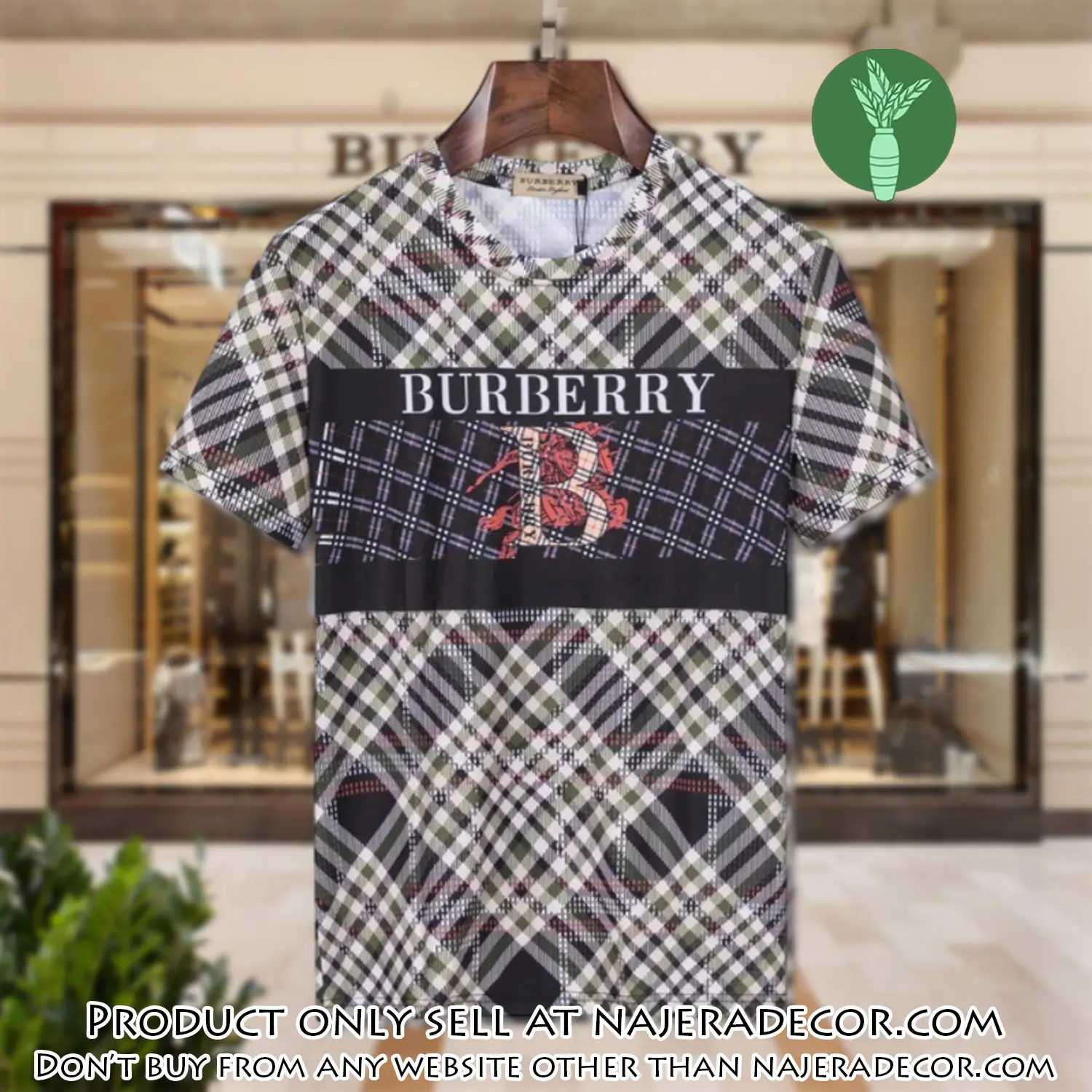 Burberry luxury brand tshirt outfit for men women njr2936492